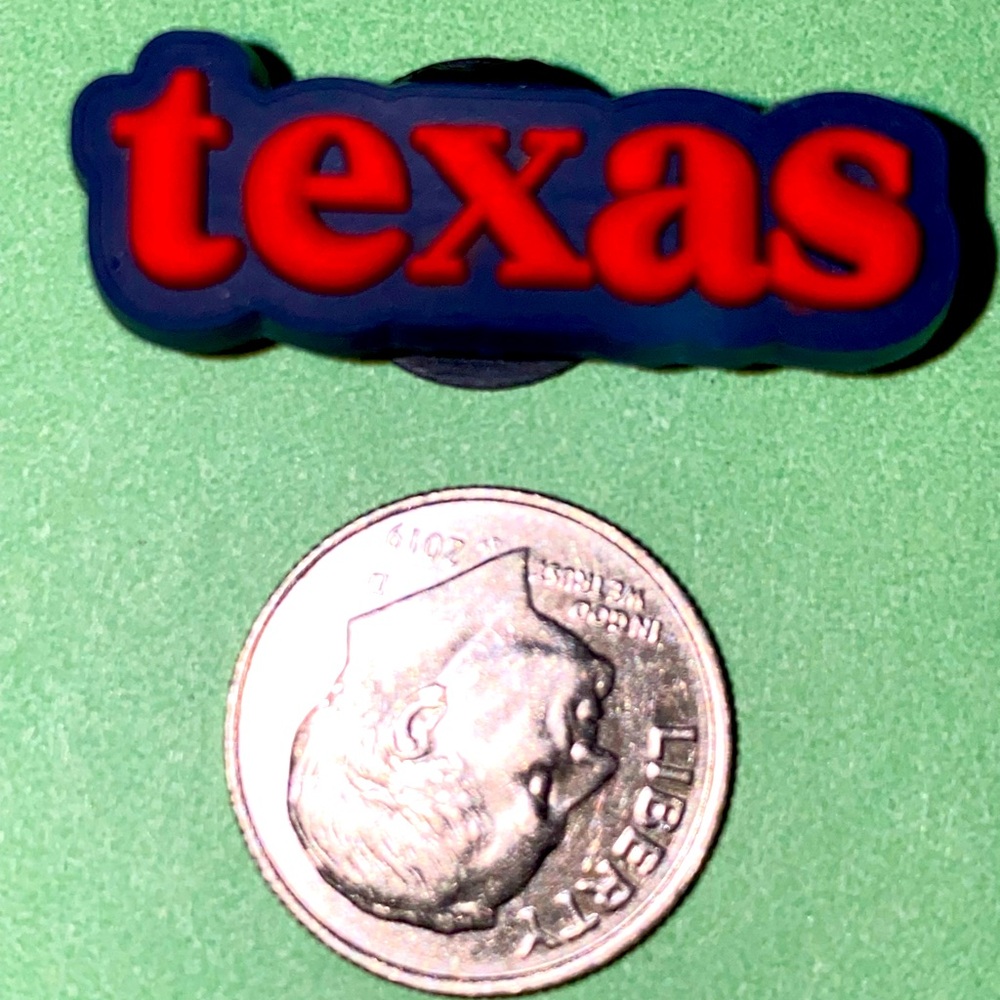 (10 for $15) TEXAS Crocs Shoe Charms
